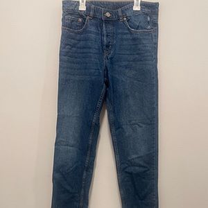 Mom fit high waisted jeans